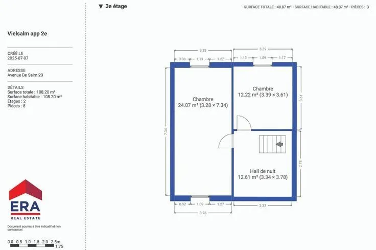 2-bedroom apartment in Vielsalm