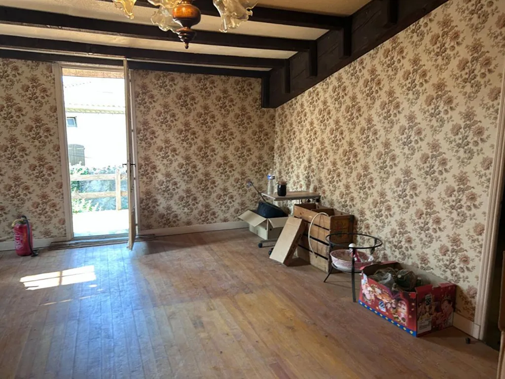 Séjour - Maison de Village avec Terrasse et Jardin à Azille