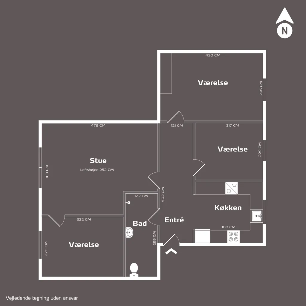 Plaan - Apartment with Functional Layout in Randers NØ