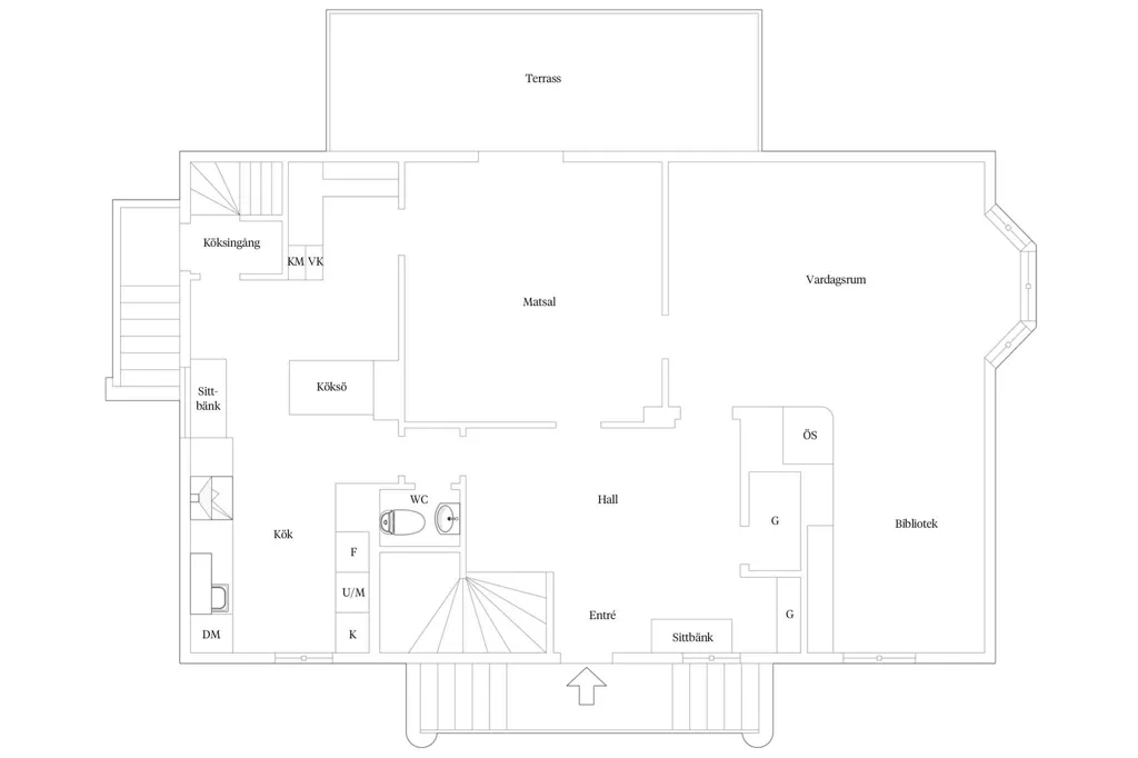 Plan - Characterful Villa with Pool in Klara, Karlstad