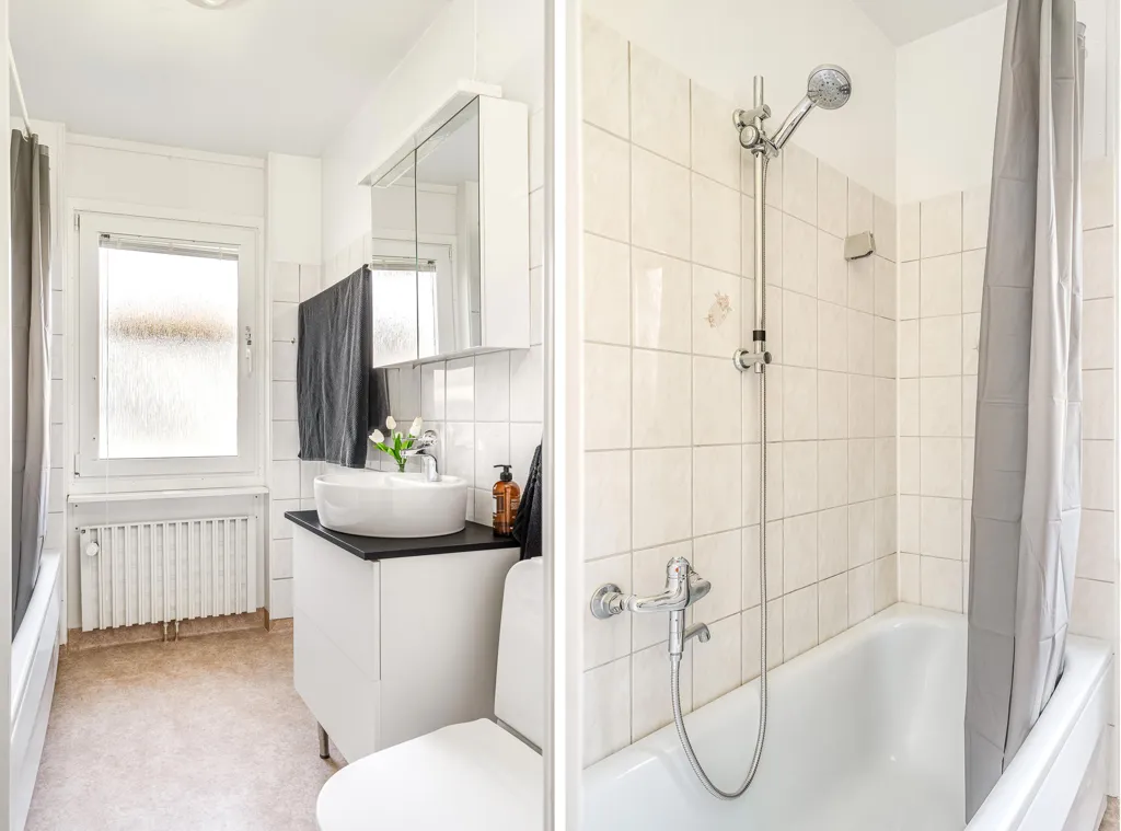 Salles de bain - Ground-Floor Apartment with Terrace in Tornby