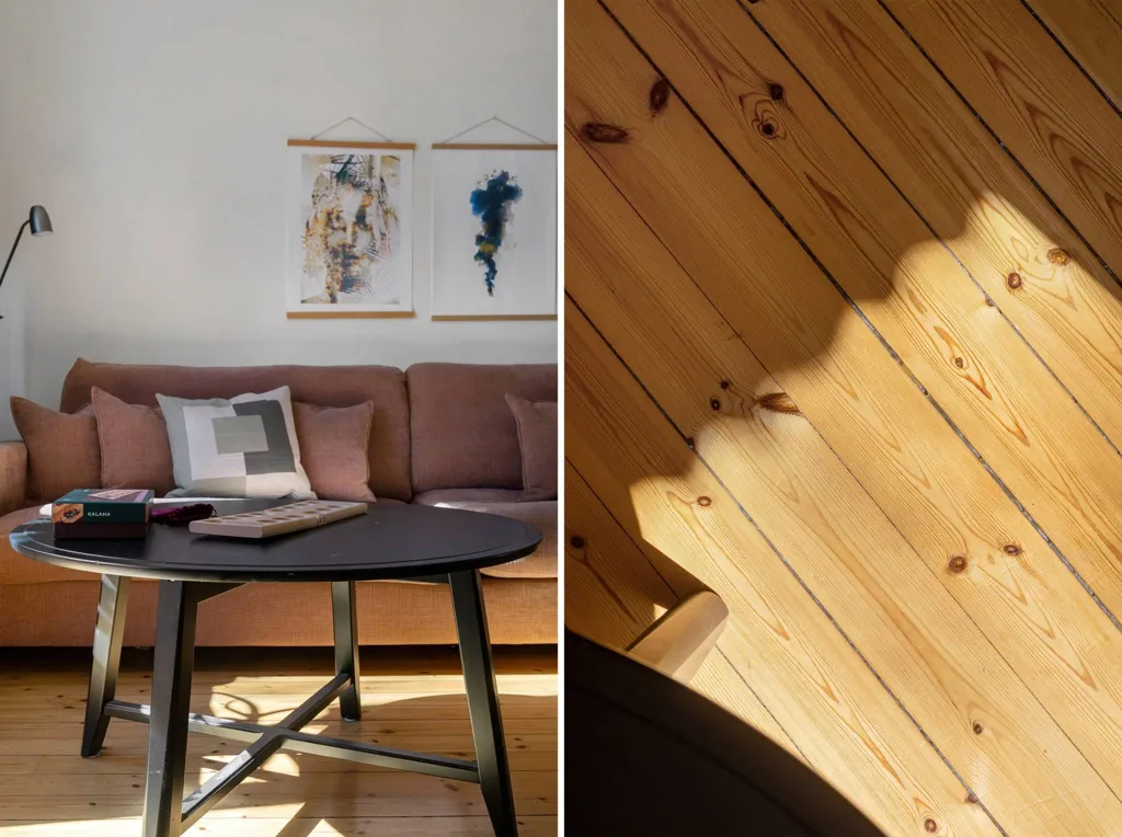 Soggiorno - Charming Two-Bedroom Flat with Balcony in Stockholm