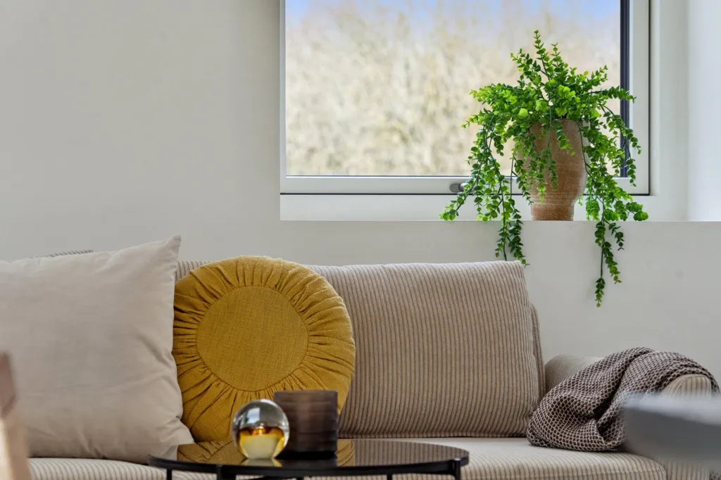 Séjour - Apartment with Balcony in Odense's Green District