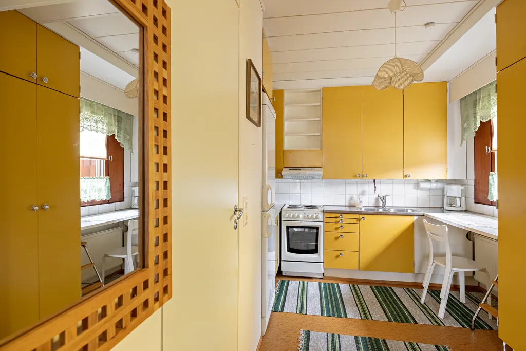 Cucina - Studio Flat with Sauna in Puolangan Centre