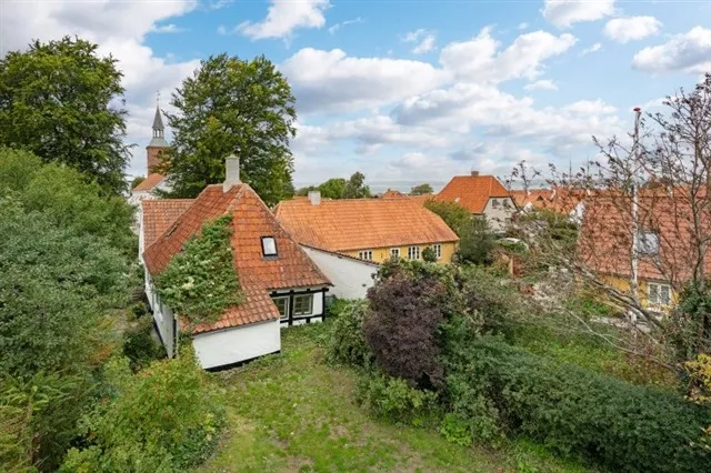 Vue aérienne - Cozy Townhouse with Garden in Ebeltoft