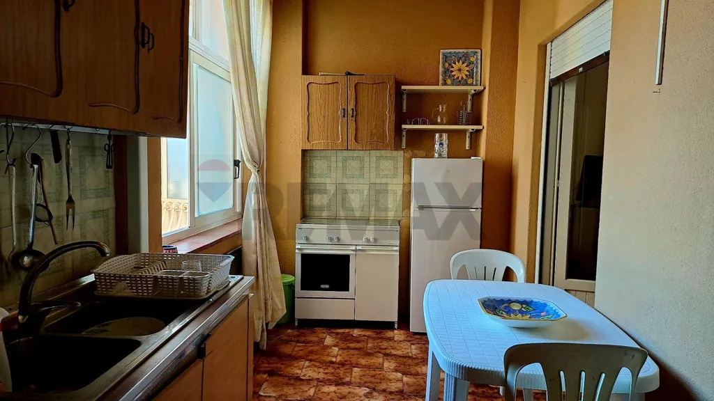 Kitchen - Apartment with Sea View in Mondello