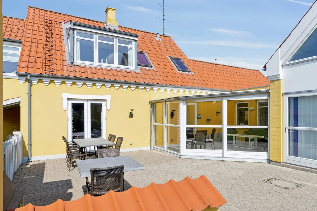 Terrasse - Villa with Sea View in Bønnerup Strand