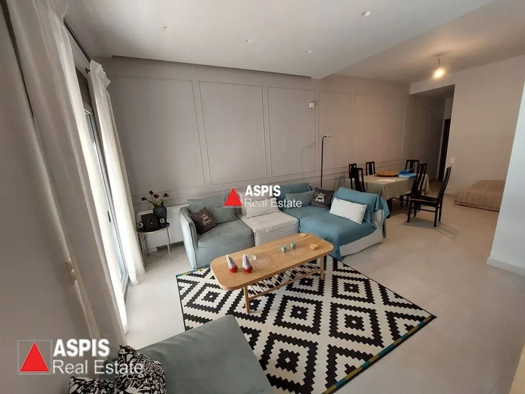 Séjour - Renovated Apartment with Double Frontage in Kallithea