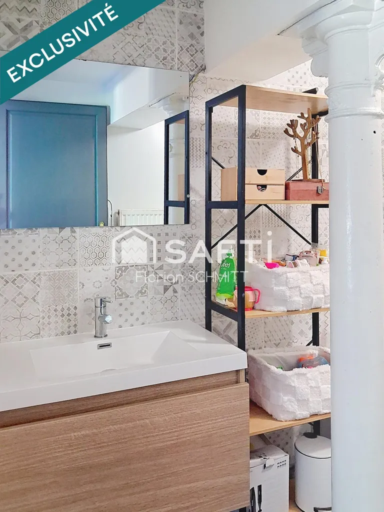 Bathrooms - Duplex with Rare Volumes in Neuf-Brisach
