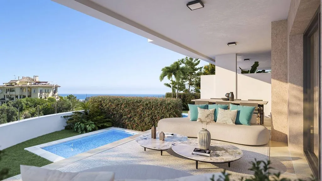 Terrass - 2-Bedroom Penthouse with Pool in Estepona