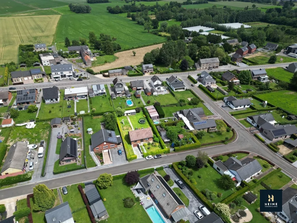 Vue aérienne - Villa 4 Façades avec Jardin à Ohey