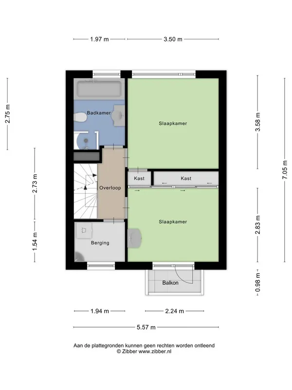 Plan - Corner House with Garden in 's-Hertogenbosch