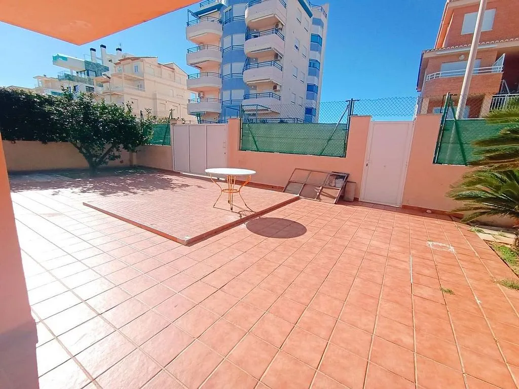 Terrasse - Chalet with Sea View in Oliva Playa