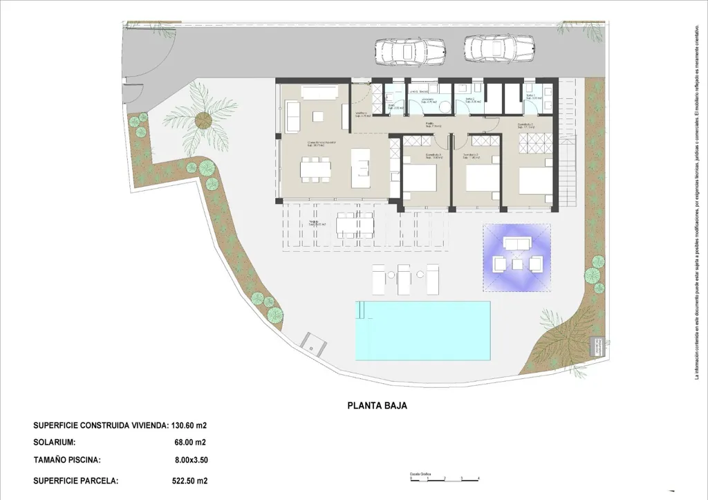 Plan - Modern Villa 150m from Beach in Cabo de Palos