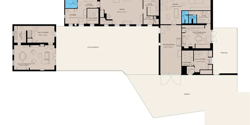 Planimetria - Complex with Pool in Opprebais