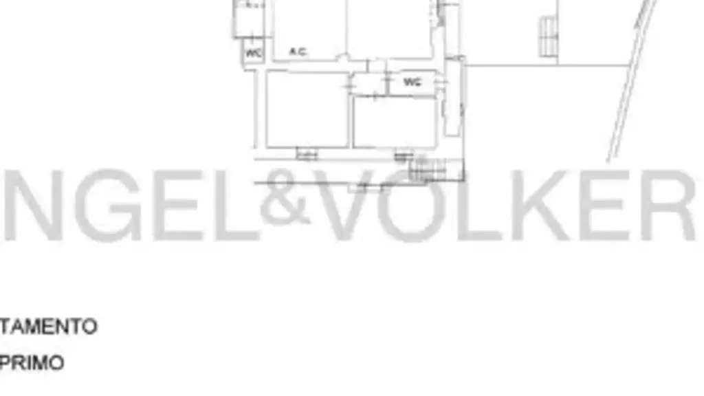 Plan - Historic Villa with Garden in Villa Bonelli, Rome