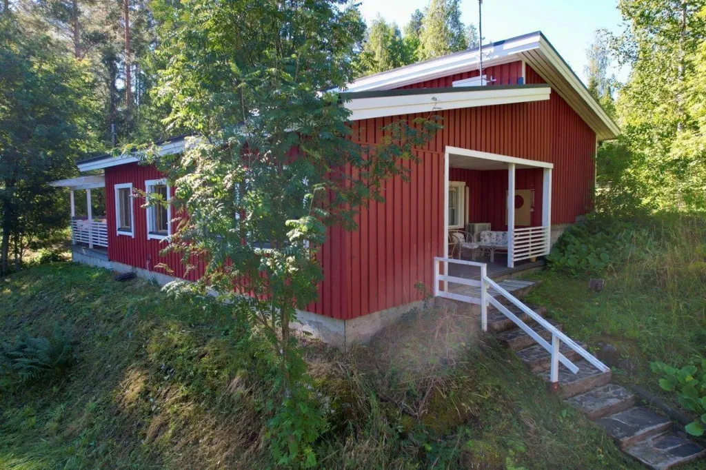 Exterior - Detached House with Lake View in Sysmä