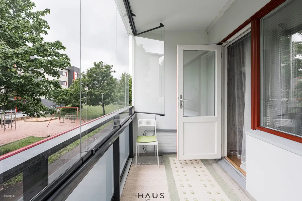 Balcon - One-Bedroom Flat with Glazed Balcony in Kaarina