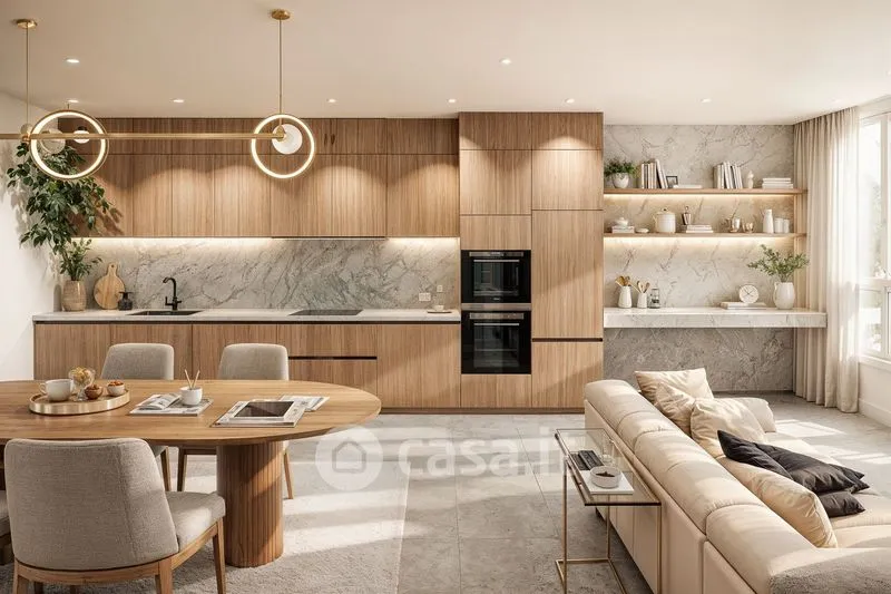 Kitchen - Luxury Apartment with Terrace in Matera