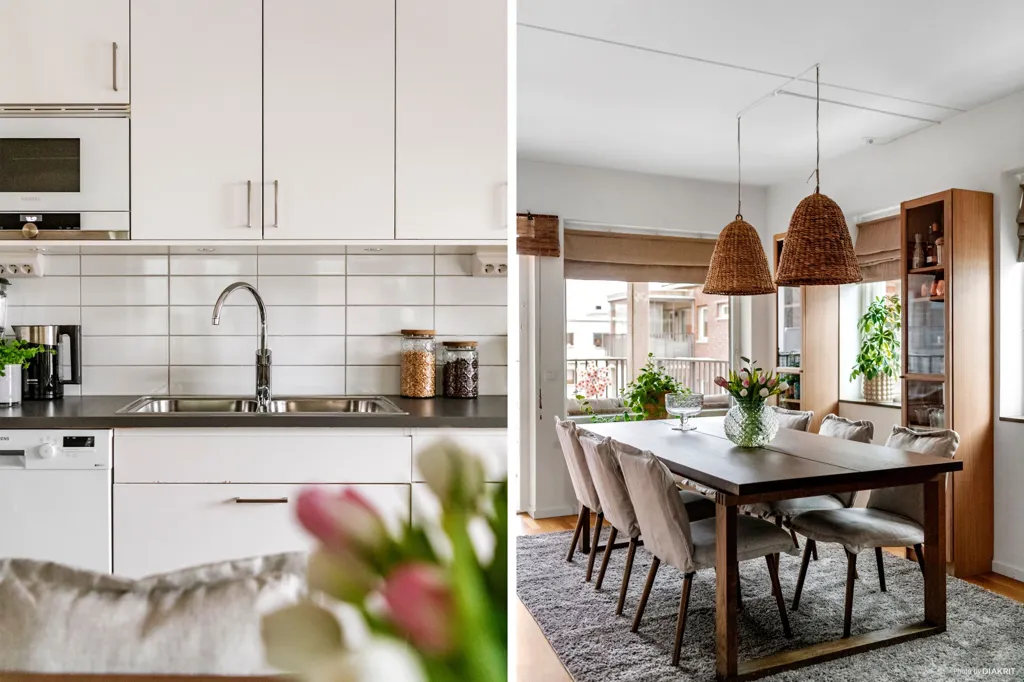 Cucina - Modern Flat with Balcony in Mariastaden