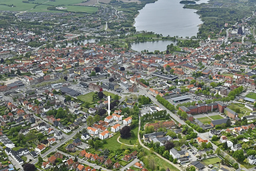 Vue aérienne - Spacious Apartment in Historic Building, Copenhagen