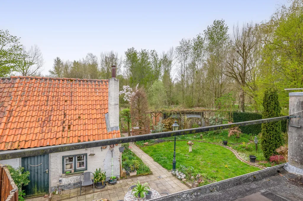 Garden - Country House with Forest View in Deurne