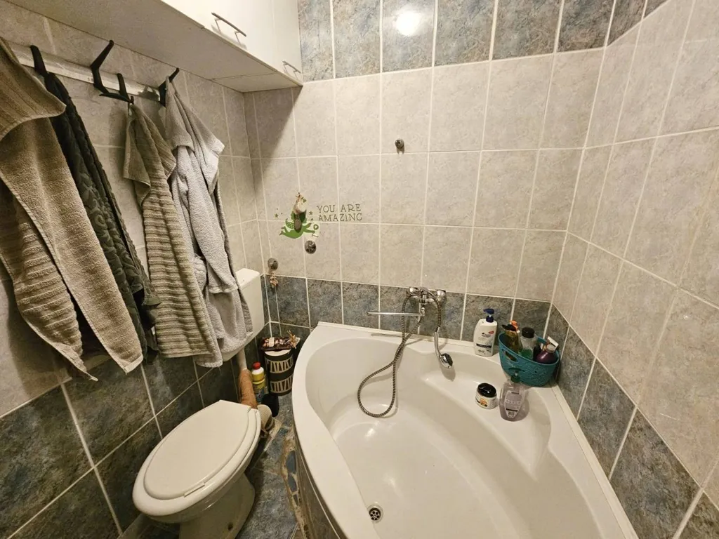 Bathrooms - Two-Bedroom Apartment with Terrace in Stupnik