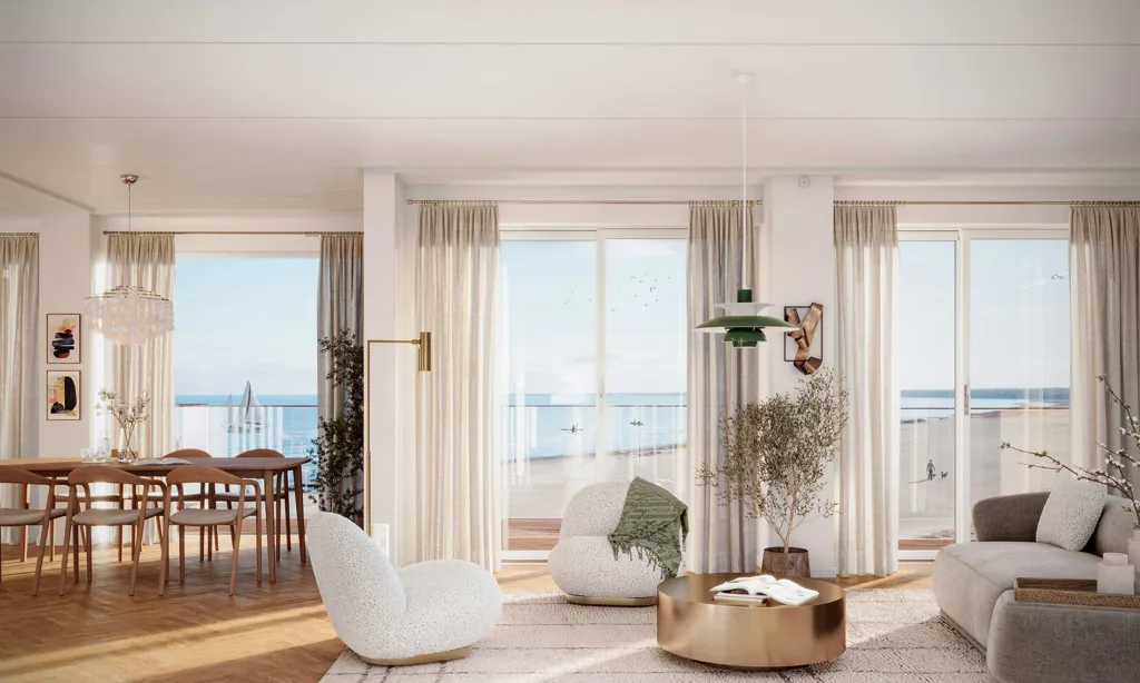 Elutuba - Luxury Apartment with Sea View in Køge