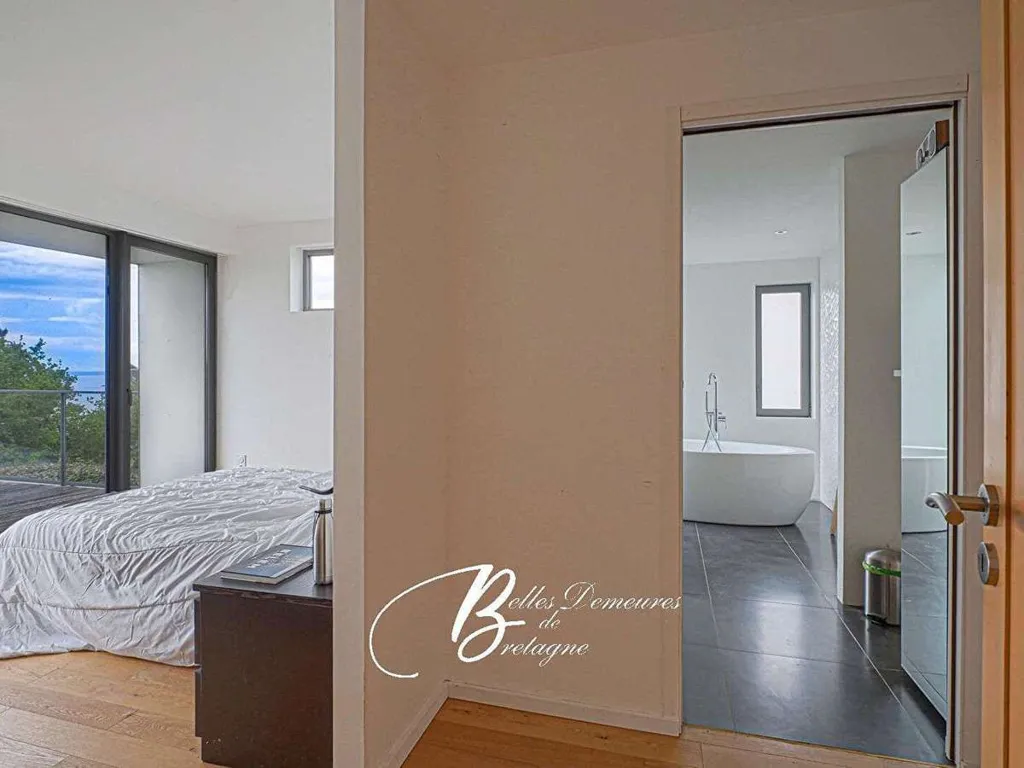 Chambres - Villa Luxueuse avec Vue Mer à Trébeurden