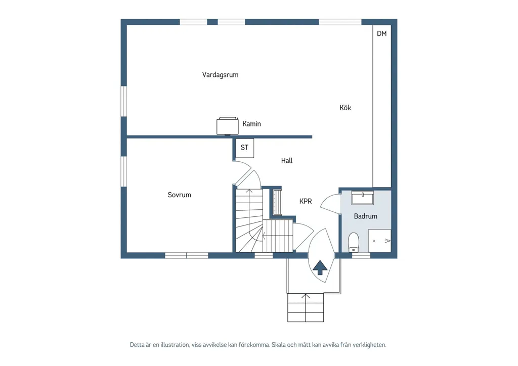 Plan - 1.5-Storey Villa with Corner Plot in Gimo
