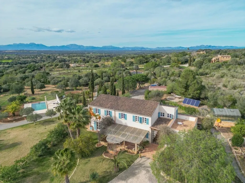 Õhuvaade - Rustic Finca with Panoramic Views in Manacor