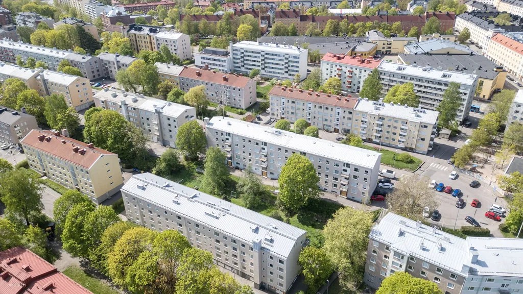 Aerial - Apartment with Balcony in Vallila