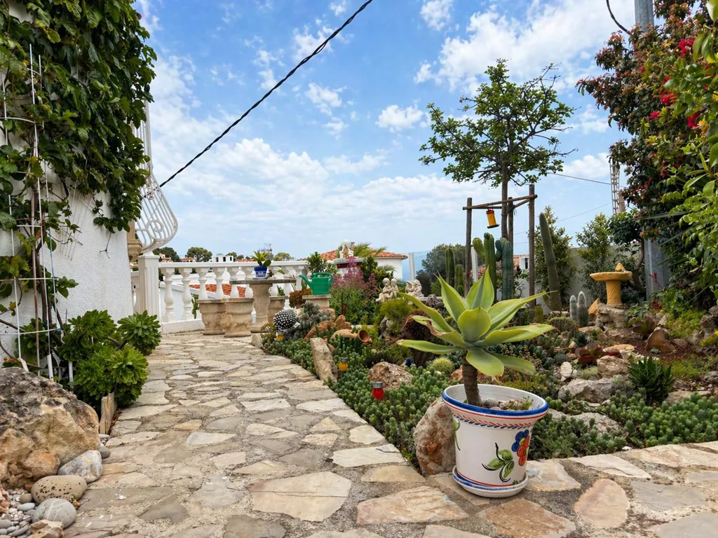 Jardin - Sea View Villa with Pool in Benissa Costa