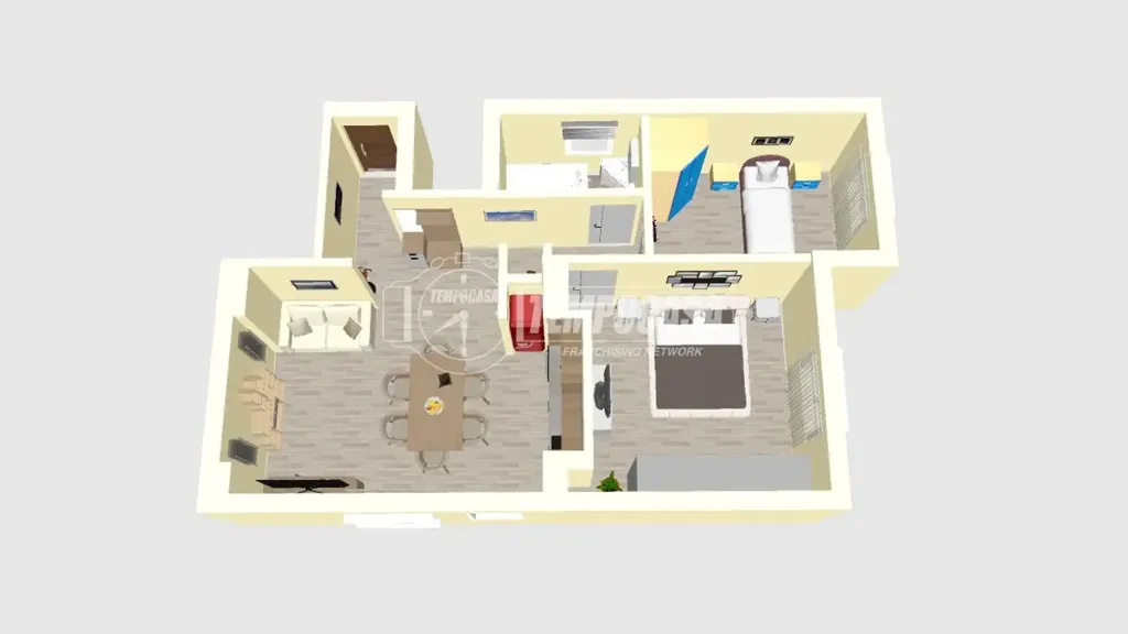 Plaan - Trilocale with Garage in Messina