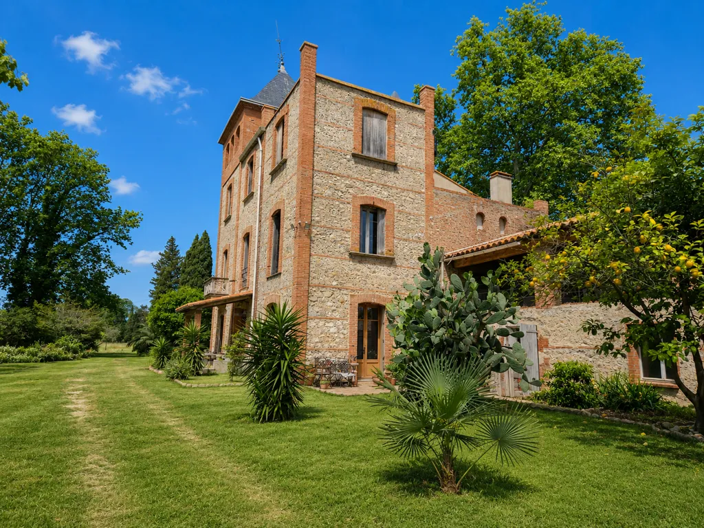 Extérieur - Manoir avec Parc de 5 Hectares près de Perpignan