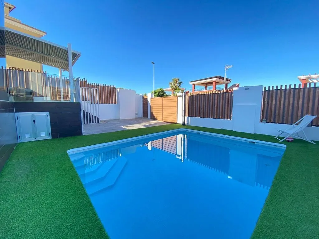 Piscine - Chalet with Pool and Terrace in Cala de Finestrat