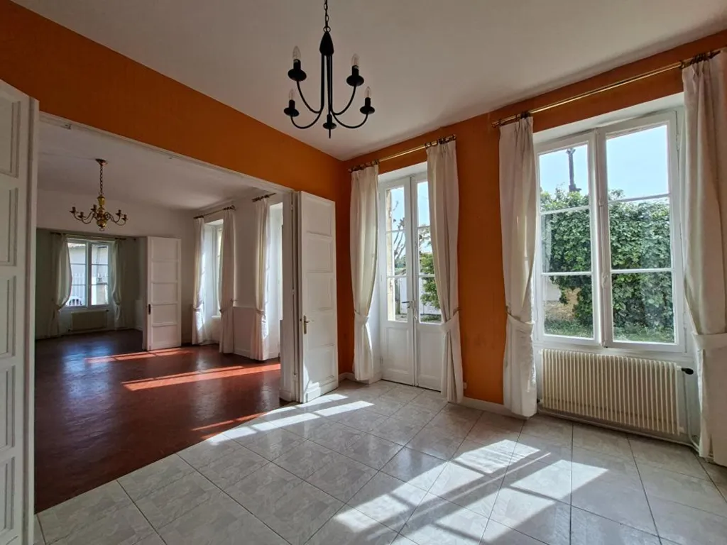 Living Room - Master House with Pool in Saint-Estèphe