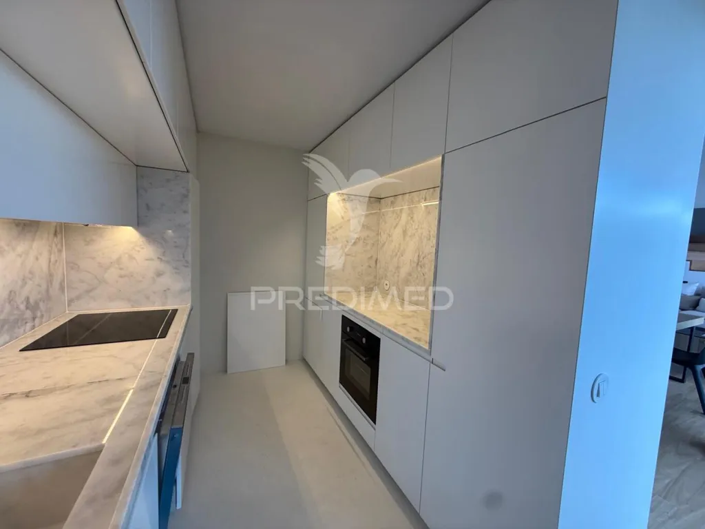 Köök - Duplex Apartment with Terrace in Trofa Centre