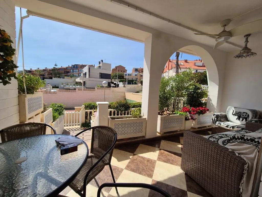 Terrasse - Adosado with Beach Access in Cabo de las Huertas