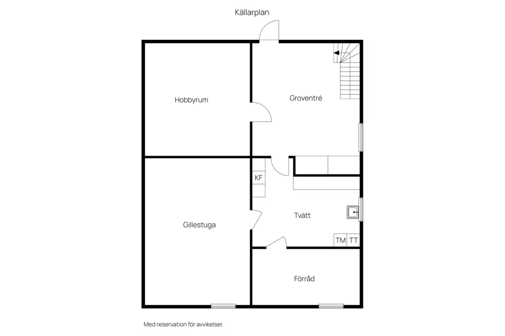 Plan - 1.5-Storey Villa with Central Location in Unnaryd