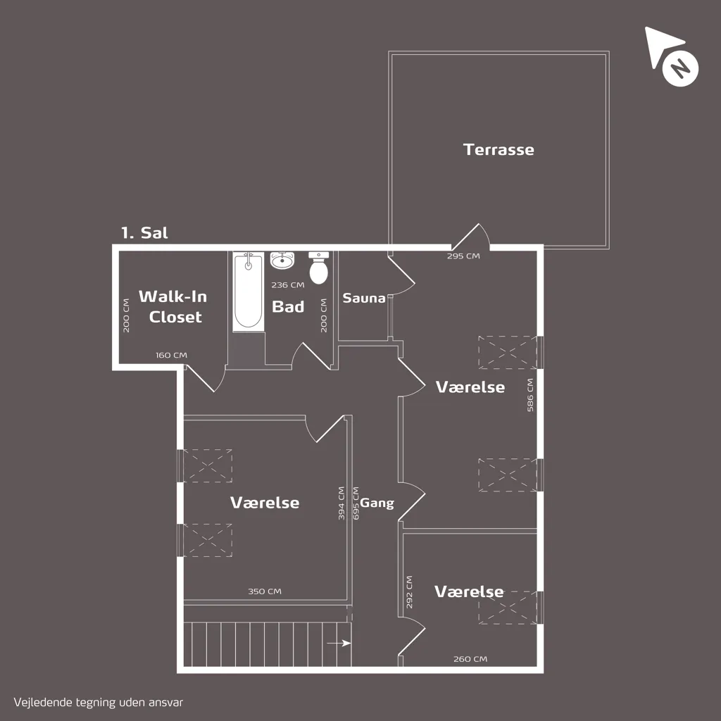 Plan - Villa with Øresund View in Ålsgårde