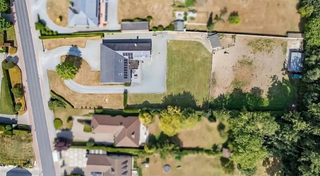 Vue aérienne - Villa Énergétique avec Paddock à Bellenbos