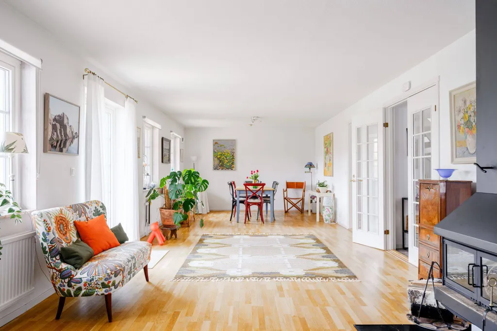Living Room - Villa with Sea View in Trelleborg