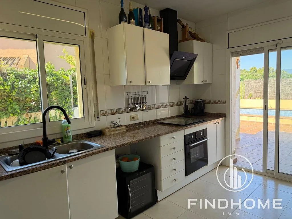 Cuisine - Penthouse with Pool in La Torre Mas Pau
