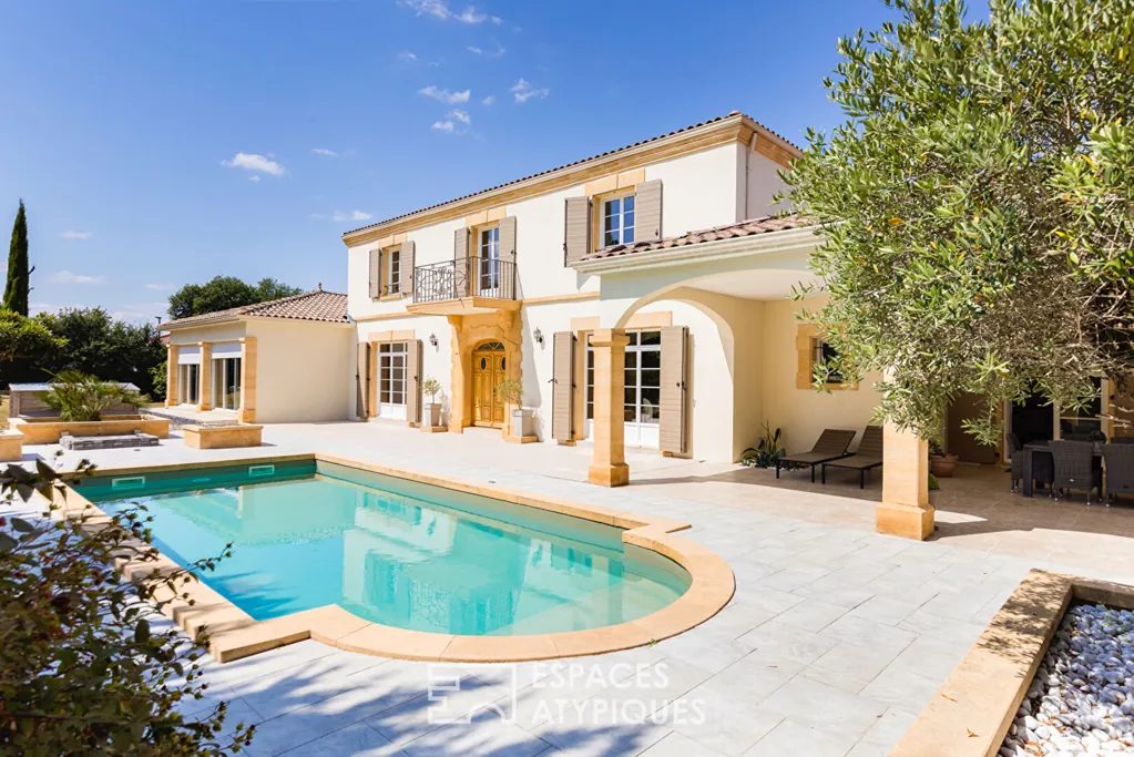 Pool - Architectural Villa with Pool near Toulouse