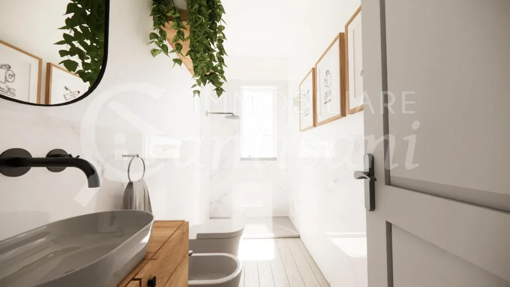 Salles de bain - Newly Built Apartment with Terraces in Florence