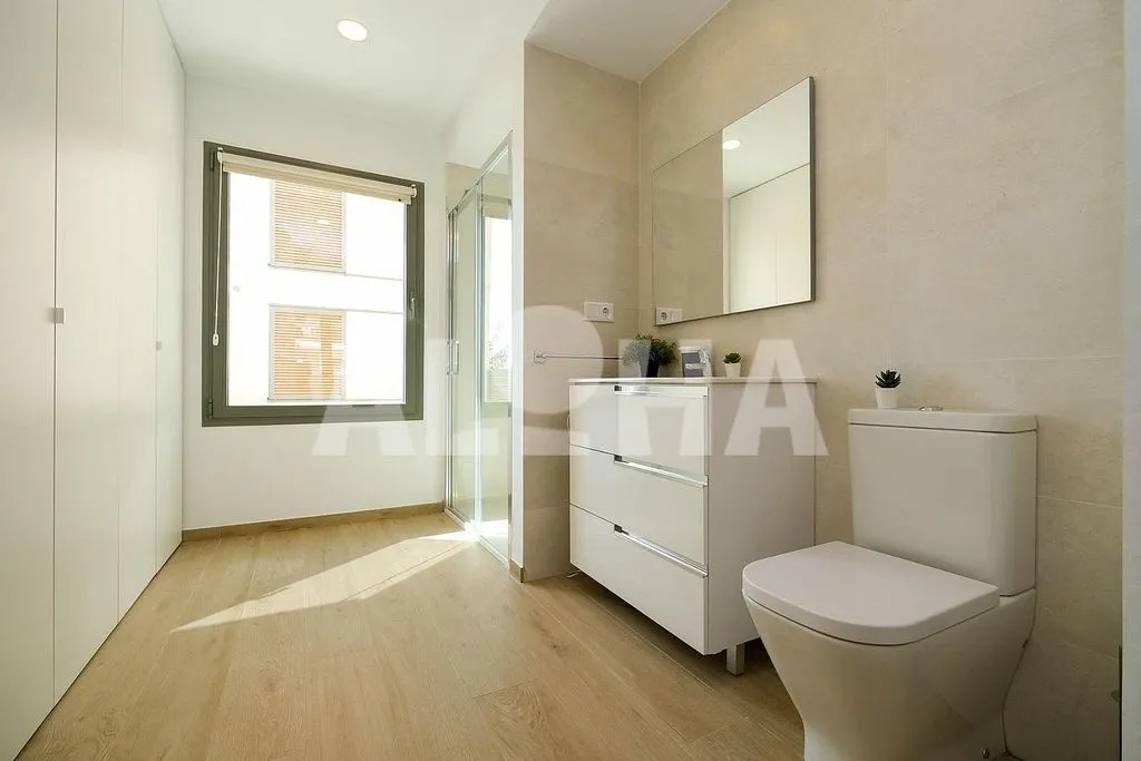 Salles de bain - Studio Flat with Terrace in Alfara del Patriarca