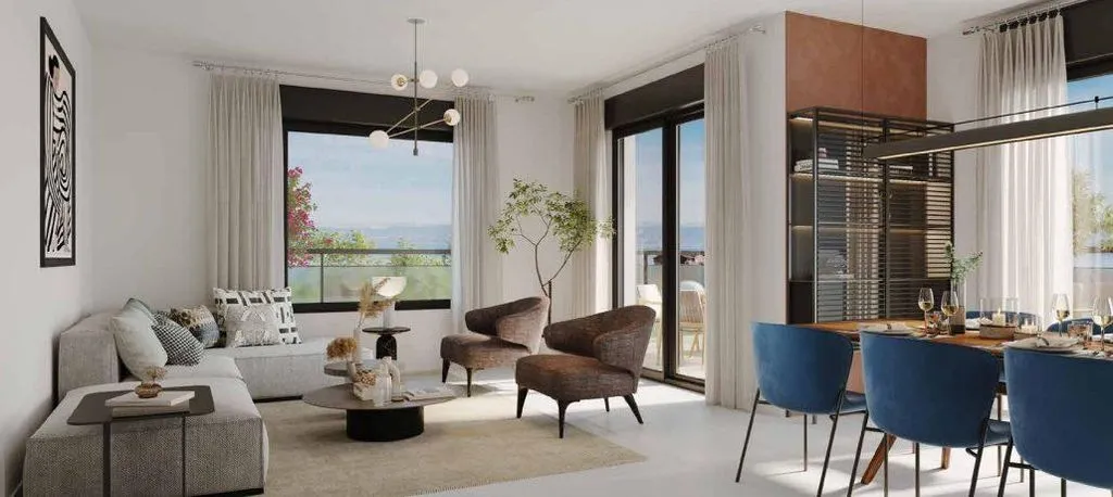 Söögituba - Luxury Apartment with Garden in Évian-les-Bains
