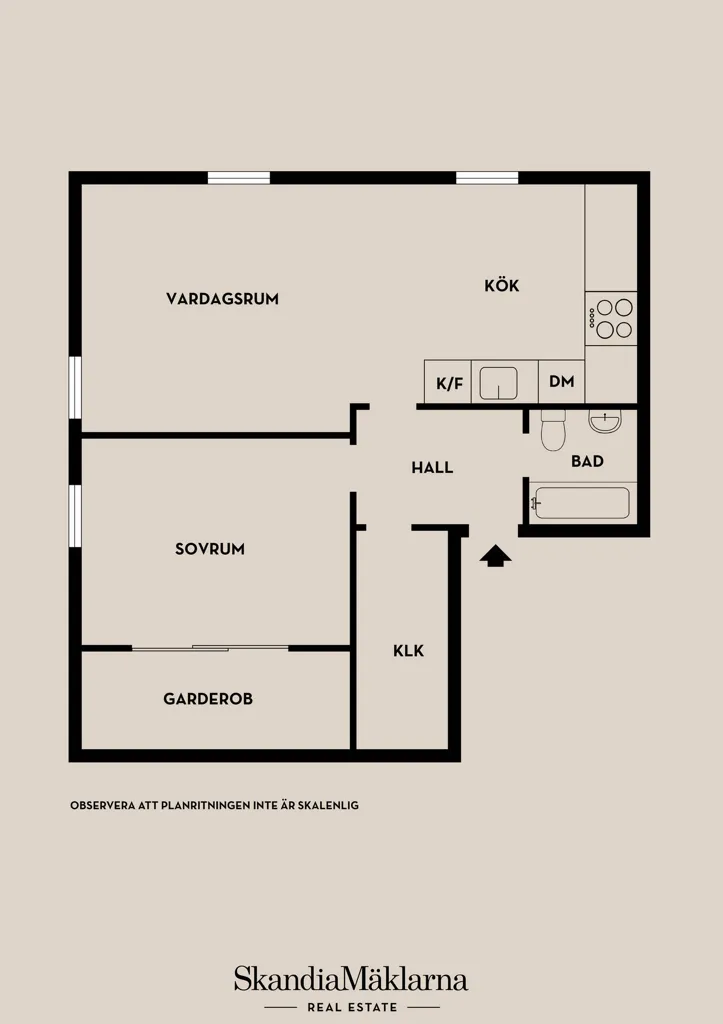 Plaan - Corner Flat with Garden in Duvbo