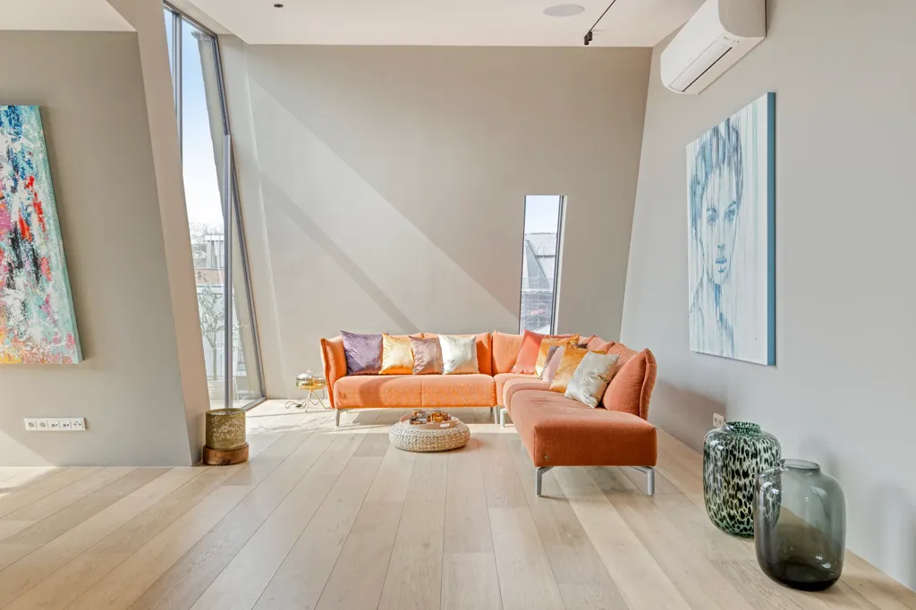 Living Room - Monumental Penthouse with Dachterras in ’s-Hertogenbosch
